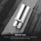 11 pcs 1/4 inch Drive Deep Set CRV Hand Tools 6 Point Long Socket Hex Repair Tool
