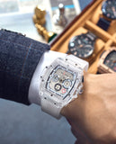 PINTIME Sport Watch Top Brand Fashion Choronograph Quartz Watches For Men Fashon Silicone Strap Mens Wristwatch With Date
