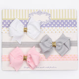 12 PCS Headbands Hairbands Bows Elastics For Baby Girls Newborn Child Hair Accessories