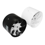 8Inch Booster Vent Metal Ine Ducting Exhaust Ventilation Duct Fan Window Pipe Exhauster Toilet Kitchen Bathroom