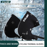 ESLNF Winter MTB Road Bike Windproof Warm Cycg Hand Guards Cold Gloves Handlebar Warmer Equipment