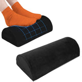 Half Moon Black Ankle Knee Neck Lumbar Support Cushion Elderly People Home Memory Foam Semi Roll Leg Pillow