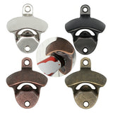50PCS Retro Beer Opener Zinc Alloy Kitchen Wall Mounted Rustic Wine Bottle Opener Vintage Home Party Supplies For Kitchen