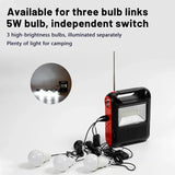 Portable 6V Rechargeable Solar Panel Power Storage Generator System USB Charger With Lamp Lighting Home Solars Energy Kit