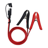 100CM 14AWG Alligator Crocodile Clip to SAE Connector Release Quick Disconnect Car Solar Power Charging Extension Cable