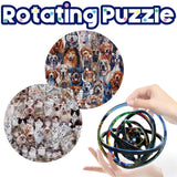 360 Degree Dimensional Rotation Double-Sided Circular Toy Rotating Puzzle For Children's Christmas Gifts
