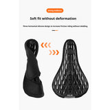 Saddle Silicone Soft Bicycle Seat Cover MTB Road Thickened Pad Outdoor Mountain Bike Cushion Cycg Accessory