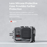 Sports Video Cage Aluminum Alloy Dual Cold Shoe&Sports Camera Metal Protective Frame for Insta360 Ace/Ace Pro