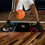 Non-Slip Basketball Dribble Trainer with Shock Absorbing Silent Mat - For All Levels