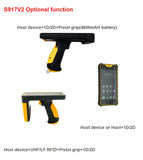android handheld mobile terminal 1D 2D qr barcode scanner with CE FCC RoHS CCC rfid pda Certificate pdas