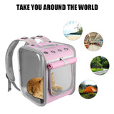 Pet Cat Carrier Backpack Portable For Small Dogs Cats Space Capsule Cage Breathable Cat Travel Outdoor Shoulder Bag Pet Supplies
