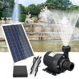 Brushless Solar Water Pump Kit with 50W Panel Power - for Bird Bath, Garden Fountain
