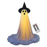 Halloween LED Glow Ghost Holiday Ghosts Shape Lights Luminous Hangable Pendant Horror Props Festival Party Decoration