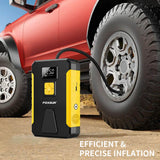 Tire Iator Cordless Electric Pump Portable Starter Air Compressor with LED Light For Car Motorcycle Bike