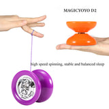 MAGICYOYO D2 U Bearing Lightweighted Yoyo Amateurs Beginners Professional Players Gift Toy for Kids Boys