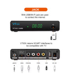Gtmedia V7 S5X DVB-S/S2/S2X HEVC H.265 Satellite Receiver 1080P Full HD with USB WIFI or 3g modem BISS auto roll