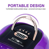57LEDs UV LED Nail Dryer for Fast Curing Dry All Nail Gel Polish Nail Lamp Manicure Drying Timer Auto Sensor Manicure Salon Tool