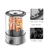 Household Electric Skewer Vertical Self-baking hine Barbecue Automatic Rotating less Grill
