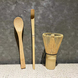 1pc BambooWorx Tea Set, Matcha Whisk, Traditional Spoon, Teaspoon, The Perfect Set For Preparing Traditional Matcha Cups