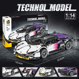 1:14 Model City hinery Super Sports Car Building Bloc Educational Toys Children Adult Gifts