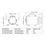 Flexible Impeller Pump Female Thread G1/2 Self Priming Impeller Water Pump for Industrial Field