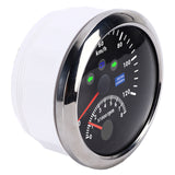 Boat Tachometer Gauge GPS Speedometer IP67 Waterproof High Accuracy Wide Working Voltage Red Backlight for 12V/24V Vehicles