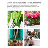 Portable Tester Home Gardening Plant Light Alarm Humidity Monitor Soil Hygrometer Probe Scale Moisture Meter