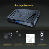 X96Q PRO Plus Smart Android 14.0 Tv 4GB 32GB Allwinner H728 Octa Core 2.4G/5G Wifi BT5.0 Media Player Set Top Box