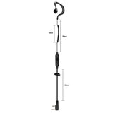 Retevis EEK010 Walkie Talkie Earphones with K-Head Ear Hook - [Rewinding/Adjustable Volume Size] C9169A