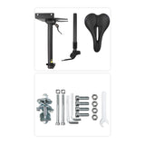 Electric Scooter Adjustable Saddle Set Shockproof Bike Seat Cushion Can Be Raised Lowered For Xiaomi M365/Pro Parts White