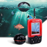 Wireless Portable Fish Finder 45M/135FT Sonar Depth Sounder Alarm Ocean River Lake echo sounder