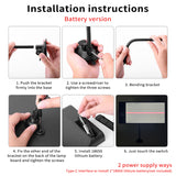 Upgrade Light LED Reflector Board - Paintless Repair Remover Tool Automotive Fix Kit for Auto Body Dent Removal.