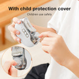 Electric Clippers with Dryer Light Rechargeable Trimming hine for Children Portable Automatic Nail Trimmer