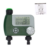 With 2 Outlet Garden Water Timers Irrigation Controller Digital Hose Faucet Timer Programmable Automatic