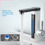 Electric Kitchen Instant Faucet Heater Hot Cold Dual-use Tankless Water Quickly Heating Tap with LED Display