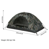 Camping Ultralight Waterproof Single Layer Portable Tent Anti-UV Coating UPF 30+ for Outdoor Beach Fishing