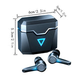 Wireless Headphones Gaming Sports In-Ear Earphones Running Bluetooth-compatible Headset with Caps