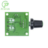 1.8-15V 2A Mini PWM DC Motor Governor Stepless Speed Regulator LED Dimmer Power Controller