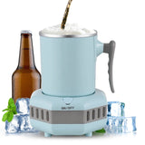 Aluminum Beverage and Mug Electric Bottle Can Cooler Warmer One Click Operation Quick Coog Warming Cup
