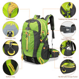 40L Water Resistant Backpack Camping Hiking Laptop Daypack Trekking Climbing Back for Outdoor Bags Travel Supplies