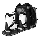 65L Large Capacity Ski Boot Bag - Helmet and Clothing Storage for Men and Women, Adjustable, Waterproof for Camping, Hiking, Skiing