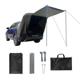 Outdoor Camping Picnic with Canopy Extension Sunshine-Proof Rain-Proof Car Rear Tent