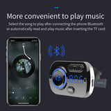Quick Charge 3.0 USB Car Charger 3.5mm AUX Audio Receiver Car MP3 Player Support TF Card Bluetooth 5.0 FM Modulator