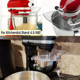 1pc, Pouring Shield For Kitchenaid 4.5 -5Qt Tilt-Head Stand Mixers Bowls, Pouring Shield Mixers Parts & Accessories