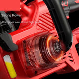 Portable lithium battery 12 inch chainsaw charging household lithium battery small handheld chainsaw chainsaw firewood logging