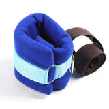 Patients Limbs Restraint Strap Wrist Ankle Fixation Belt Binding Band Blue Size For Home Health Care(Blue Average Size)