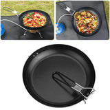 Brand New High Quality Frying Pan Foldable Handle Lightweight Non-stick Outdoor Picnic Portable Strong Camping
