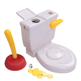Pooping Spoof Shoots Tricky Funny Poop Plunger Toy Children Game Flushing Toilet Toys