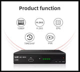 Full HD DVB-T2 H265 High Definition1080p Digital Universal Satellite TV Receivers Set-Top Box