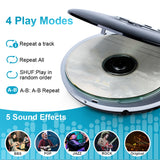 Portable Shockproof Hifi Music With Earphone Reproductor Lecteur CD Walkman Player For Car